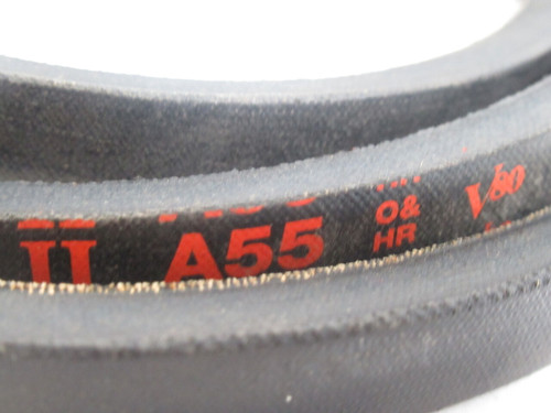 Gates A55 Hi-Power II V Belt 57"L 0.5"W 0.31"T ! NOP !