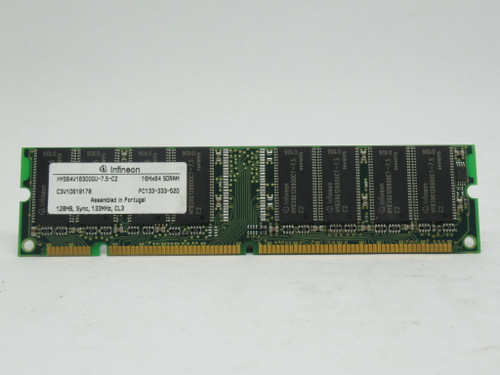 Infineon HYS64V16300GU-7.5-C2 SDRam Memory Module 128MB 133MHz USED