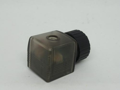 Burkert 008361 Solenoid Connector 100-120V Red LED NO SCREW USED