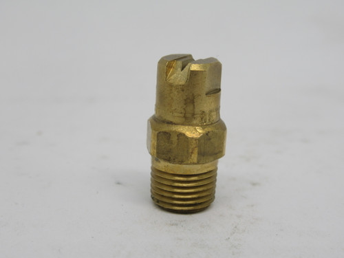 Bete NF01580-BCV Standard Fan Nozzle 80Deg. Spray 1/8"NPT .88"L .44"Hex USED