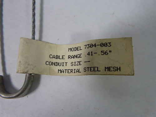 Remke 7304-003 Support Grip Cable Range .41"-.56" NEW