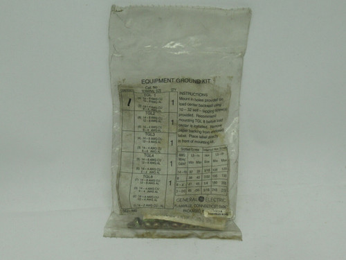 General Electric TGL1 Equipment Ground Kit NWB