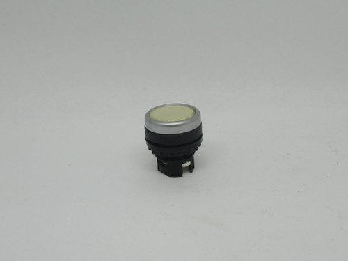 Siemens 3SB2000-0AH01 Push Button CLEAR w/ 3SB2901-4AA Insert Label USED