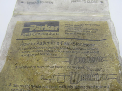 Parker KIT Fast-Stor Hose Assembly Kit NWB