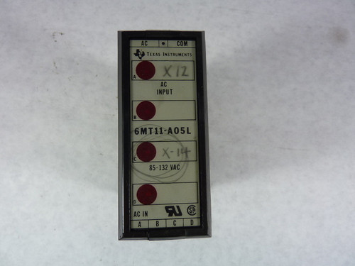 Texas Instruments 6MT11-A05L Input Module 85-132VAC USED