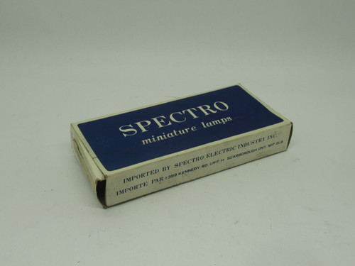 Spectro SL-1680 Mini Bulb Candelabra Base 6V Lot Of 8 NEW