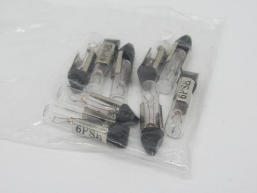 Spectro 6PSB Mini Bulb Slide Base 6V 140mA Lot Of 9 NEW