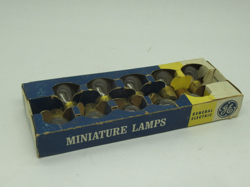 General Electric GE-88 Mini Bulb 6V Pack Of 10 *Box Damage* NEW