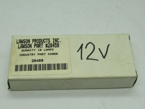 Lawson 28459 Mini Bulb 12V Lot Of 8 NEW