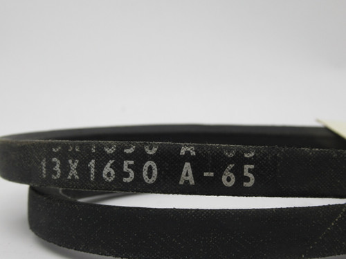 MBL A65 Classic V-Belt 67"L 1/2"W 5/16"Thick 13x1650mm NEW