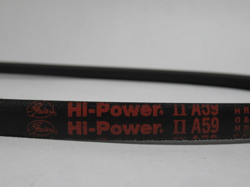 Gates A59 Classic V-Belt 61"L 1/2"W 5/16"Thick NOP