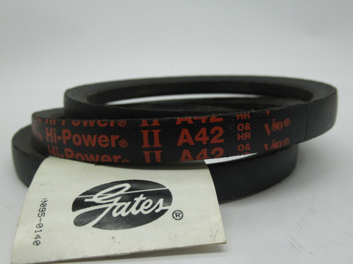 Gates A42 Classic V-Belt 44"L 0.5"W 0.35"Thick NEW