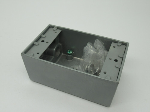 Thomas & Betts Red Dot Rectangle Box 5 Hole 1/2" NOP