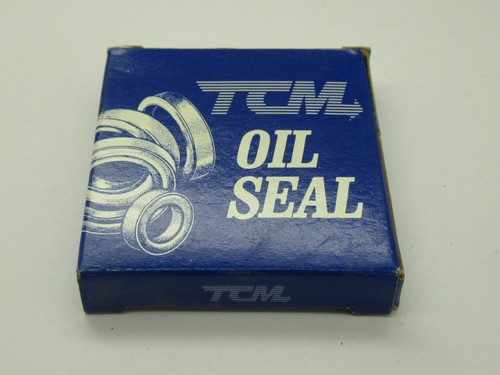 TCM 07123TZ Oil Seal Double Lip Spring Rubber 3/4" ID 1-1/4" OD 5/16" Width NEW