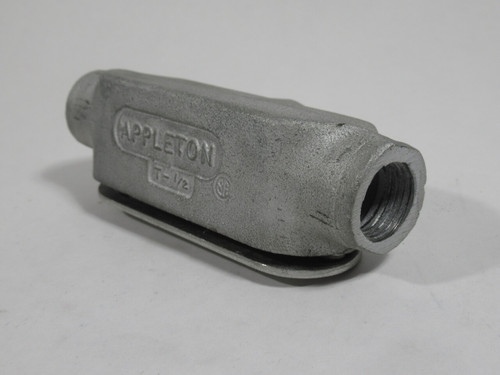Appleton T-1/2 Threaded Conduit w/ Cover 1/2" USED