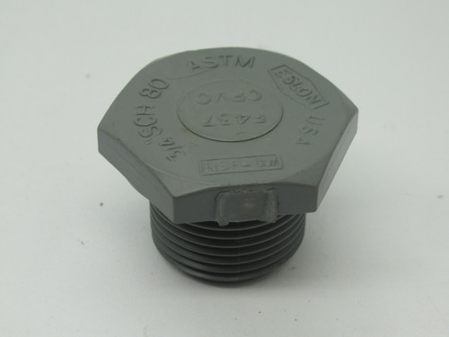 Eslon CPG20 3/4" Threaded Pipe End Cap F437 CPVC NOP
