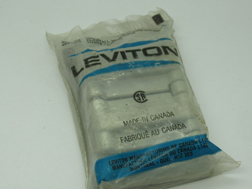 Leviton 4941/805 Plastic Receptacle Cover NEW
