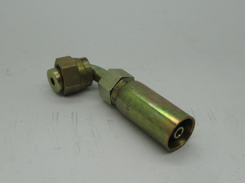 Parker 1J955-4-4 Female Seal Swivel 90 Degree Elbow Short Drop USED