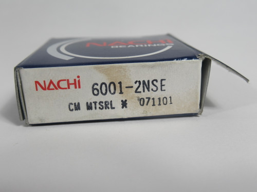 Nachi 6001-2NSE Deep Groove Ball Bearing 28mmOD 12mmID 8mm NEW