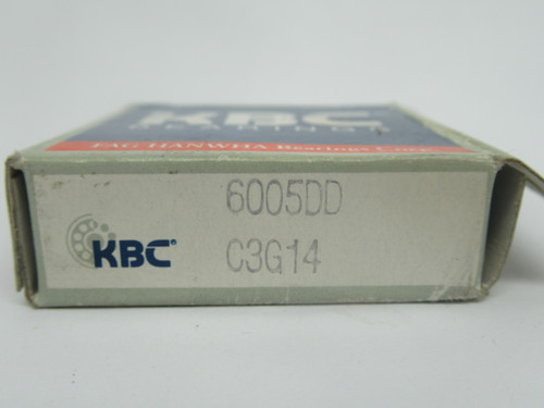 KBC 6005DD Deep Groove Ball Bearing 47mmOD 25mmID 12mmW NEW