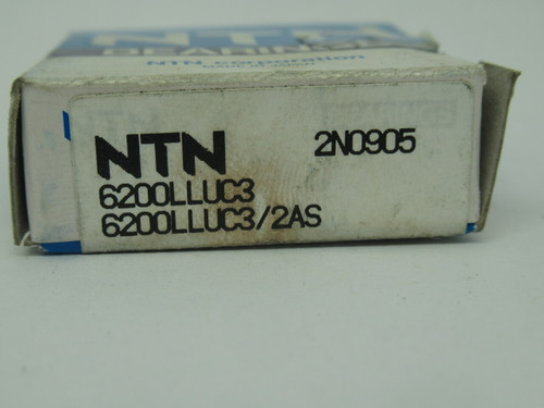NTN 6200LLUC3 Deep Groove Ball Bearing 30mmOD 10mmID 9mmW NEW