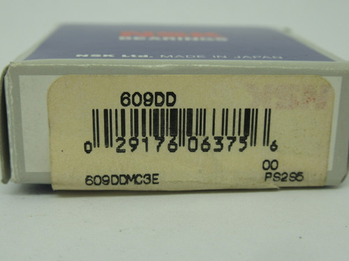 NSK 609DD Deep Groove Miniature Ball Bearing 24mmOD 9mmID 7mmW NEW