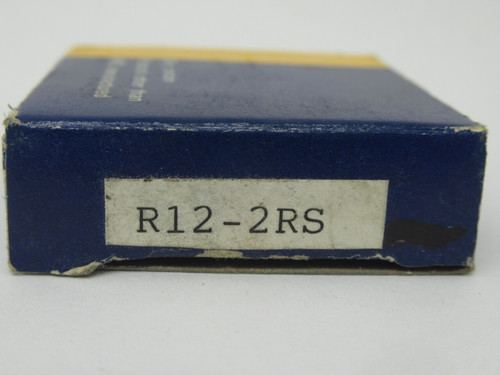 KML R12-2RS Single Row Ball Bearing 3/4" Bore 1-5/8" OD 7/16" Width NEW