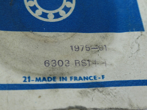 SKF 6303-RS1 Deep Groove Ball Bearing 47mmOD 17mmID 14mmW NEW