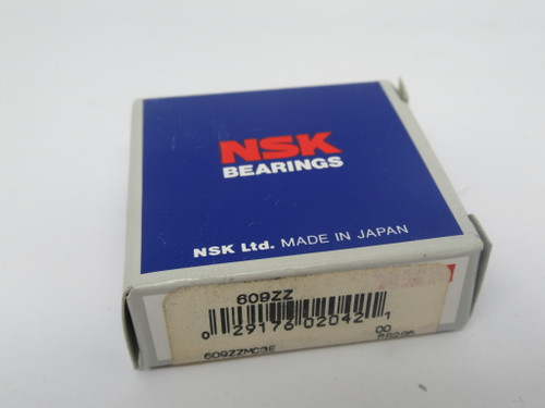 NSK 609ZZ Miniature Deep Groove Ball Bearing 24mmOD 9mmID 7mmW NEW