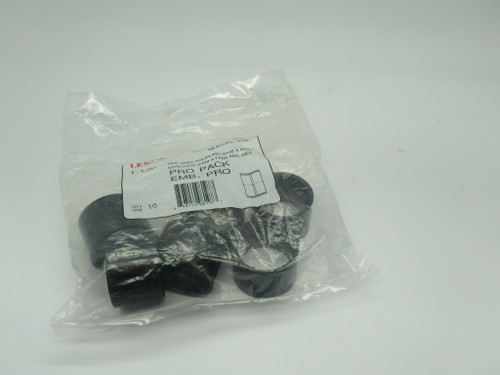 Lesso LN100-015 ABS-DWV Coupling Hub x Hub 1-1/2" *Lot of 6/Damaged Bag* NWB