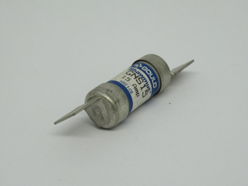 Gould Shawmut GNS15 Industrial HRC Fuse 15A 600V 60Hz USED