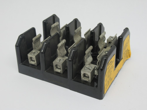 Cooper Bussmann J60030-3CR Fuse Holder 30A 600V 3-Pole *MISSING SCREW* USED