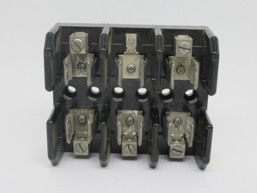 Cooper Bussmann J60030-3CR Fuse Holder 30A 600V 3-Pole *MISSING SCREW* USED