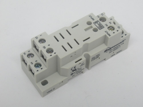Magnecraft 70-782D8-1A Relay Socket 300V 16A 8-Blade USED
