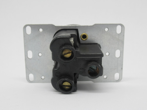 Cooper 1254 Straight Blade Flush Receptacle 50A 250V 3W 2P 6-50R USED