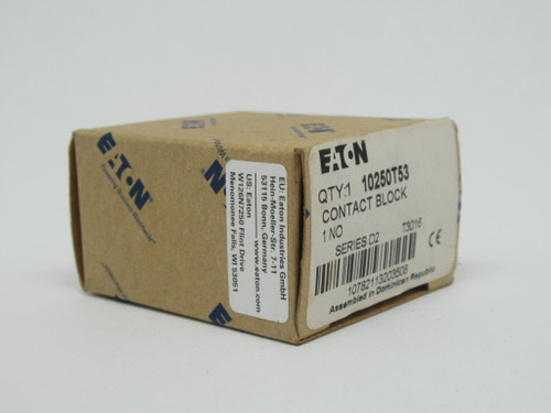 Eaton 10250T53 Contact Block 1NO Ser.D2 T3016 NEW