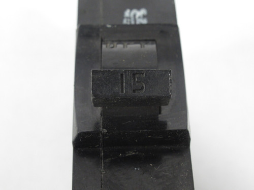 Federal Pioneer NB15 Bolt On Circuit Breaker Black 15A 1-Pole 120/240VAC USED