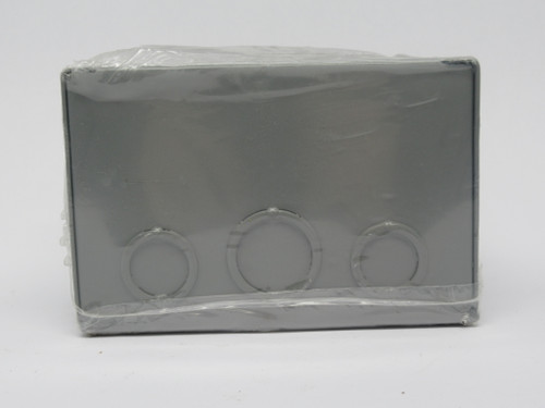 EXM 1100-DF060604 Type 1 Junction Box 6" L x 6" W x 4" T MISSING COVERPLATE NEW
