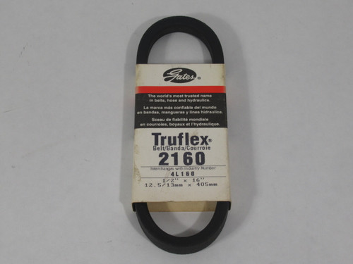 Gates 2160 Truflex V-Belt 16" L x 0.5" W x 0.31" T NEW