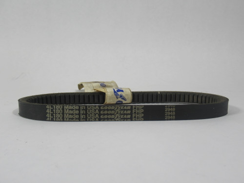 Goodyear 4L180 Fractional Horsepower V-Belt 18" L x 0.5" W x 0.31" T NEW