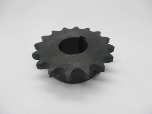 Generic 40B16 Roller Chain Sprocket 1” Bore 16 Teeth 40 Chain W/ Keyway USED
