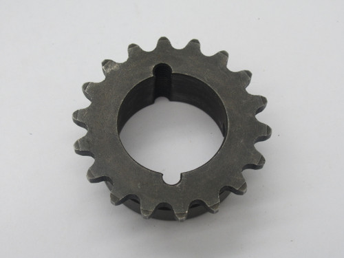 Martin 35BTB18-1008 Taper Bushed Roller Chain Sprocket 18T 35 Chain 3/8" P USED