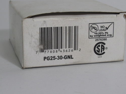 Boshart PG25-30-GNL Filled Pressure Gauge 2-1/2" Dial 0-30 Psi 1/4" MPT NEW