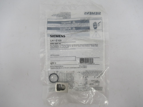 Siemens LN1-E100 Wire Grip Kit for 30-100 AMP E, ED & EF Frame Breakers NWB
