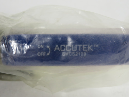 Accutek BVCS2103-D Female NPT Ball Valve 1/2" Steel 1PC Construction NOP