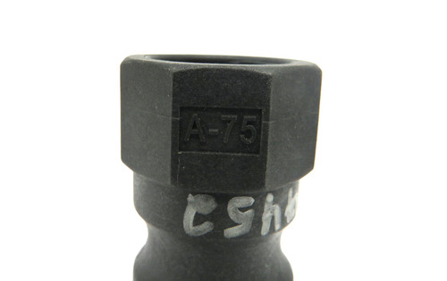 Banjo A-75 Male Adapter x FNPT 4" Coupling 3/4" Thread NPT 75 PSI Lot of 2 NOP