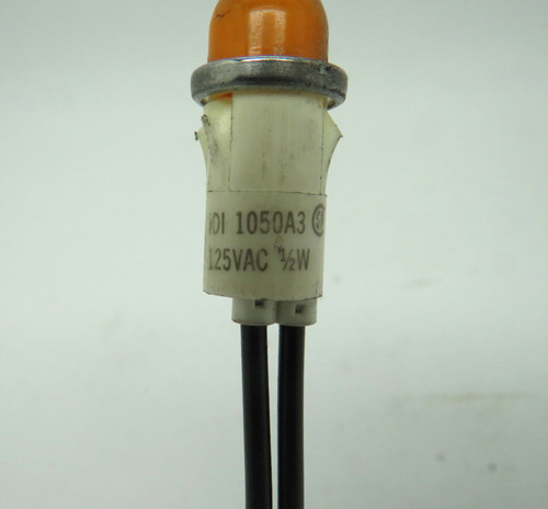 Hoosier Wire Inc 1050A3 Wire Neon Indicator Lamp 125V 1/2 Watts USED