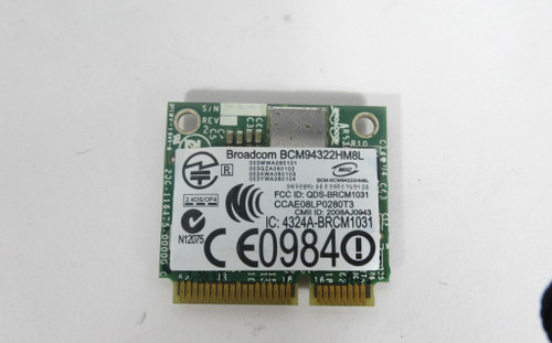 Broadcom BCM94322HM8L Wireless ABGN Mini PCI-E Wifi Card USED