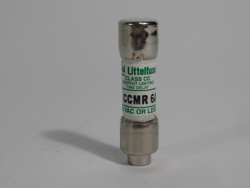 Littelfuse CCMR-6A Current Limiting Time Delay Fuse 600VAC 6A USED