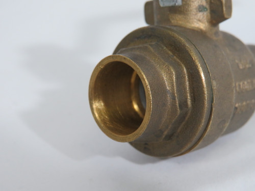 Boshart 082WD-NL-1/2 Non-Threaded 1/2" Ball Valve 600PSI Female Brass USED